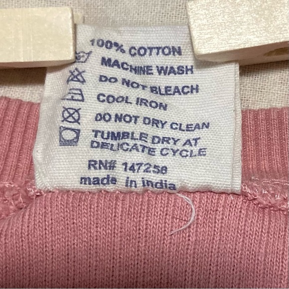 Simply Southern Dusty Rose Waffle Knit “Be Kind' Sweatshirt with Daisy - Picture 6 of 10